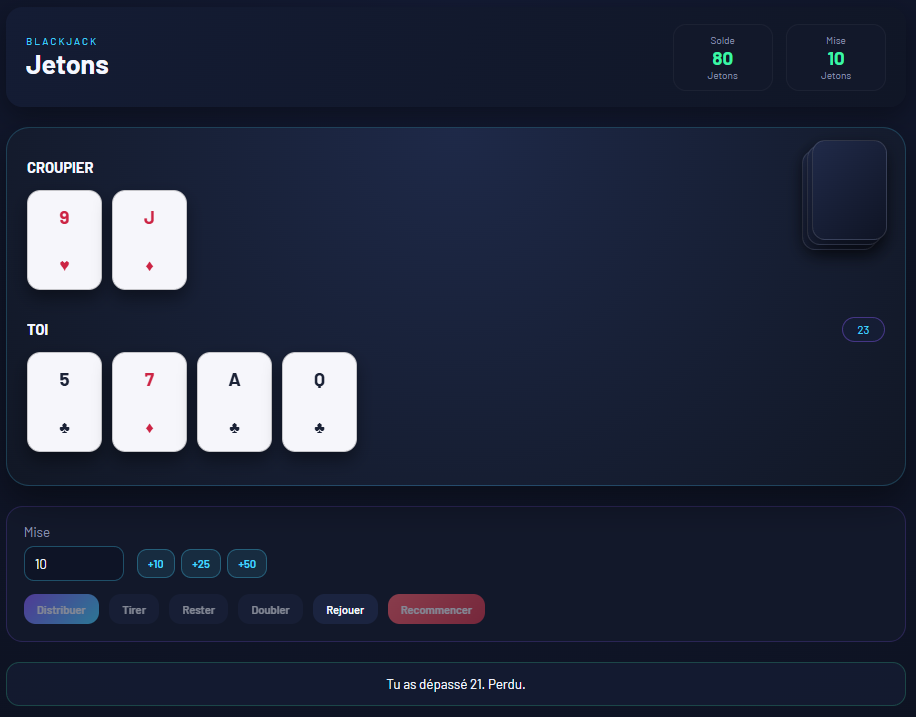 Site de BlackJack - Image 4