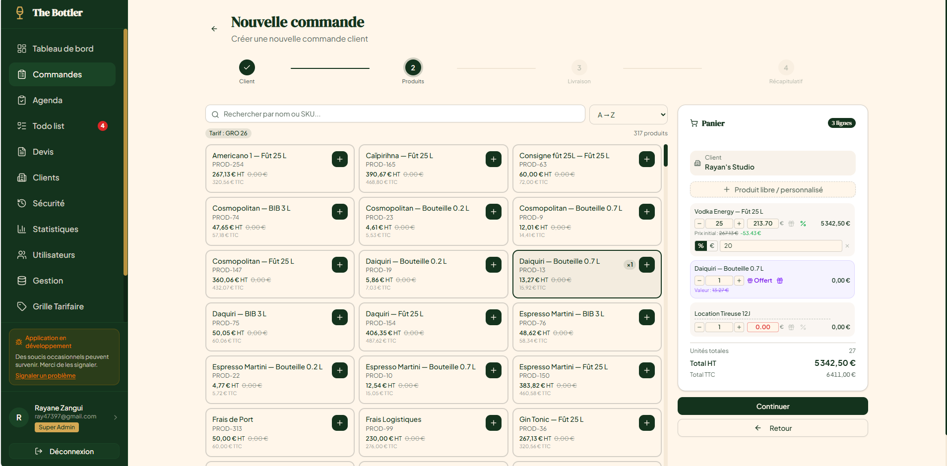 Conception d'une application de gestion commerciale B2B (devis, commandes, facturation). - Image 6