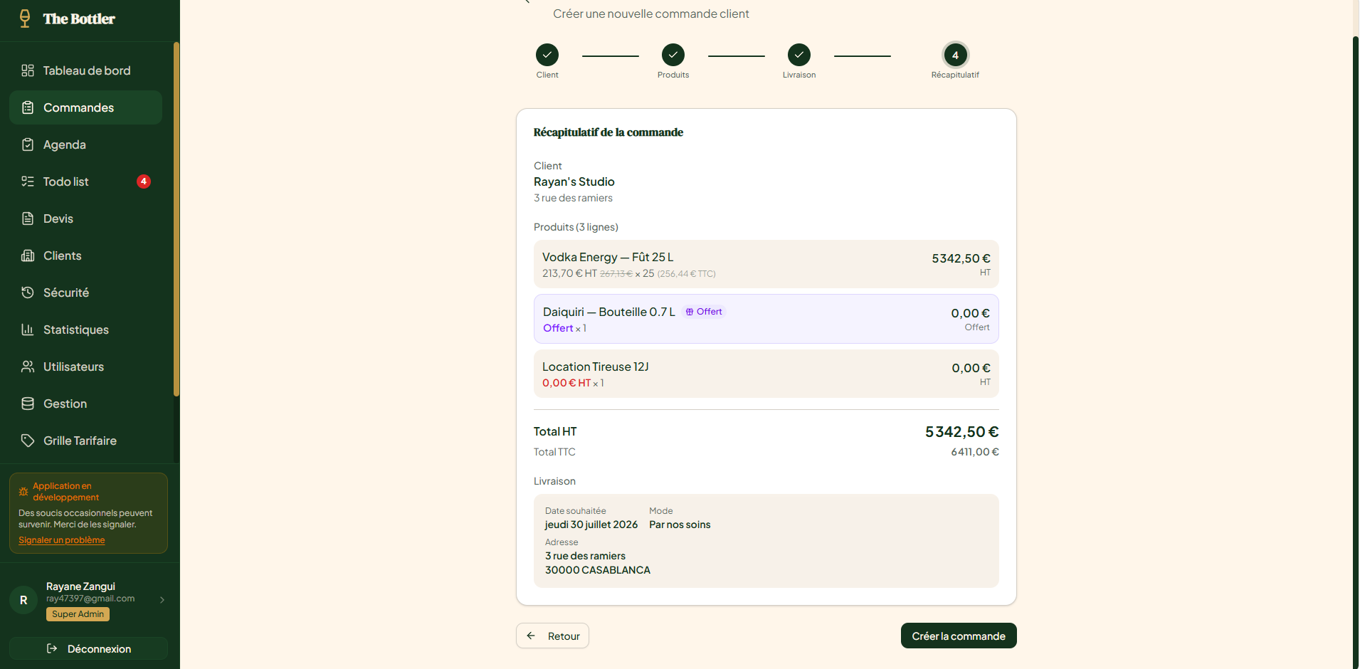 Conception d'une application de gestion commerciale B2B (devis, commandes, facturation). - Image 7